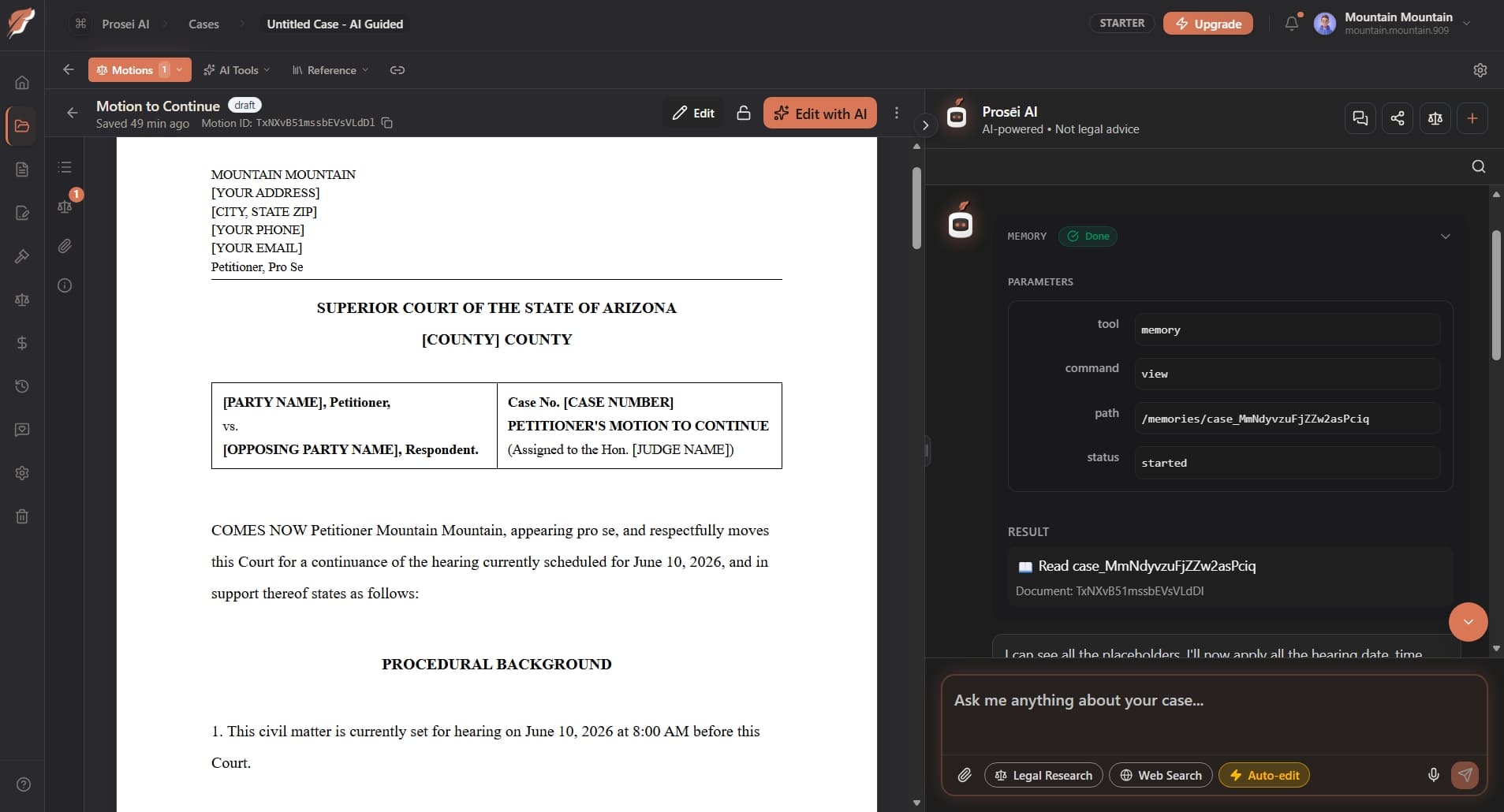 Review and file